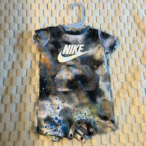 Grey Nike Romper 3 month size